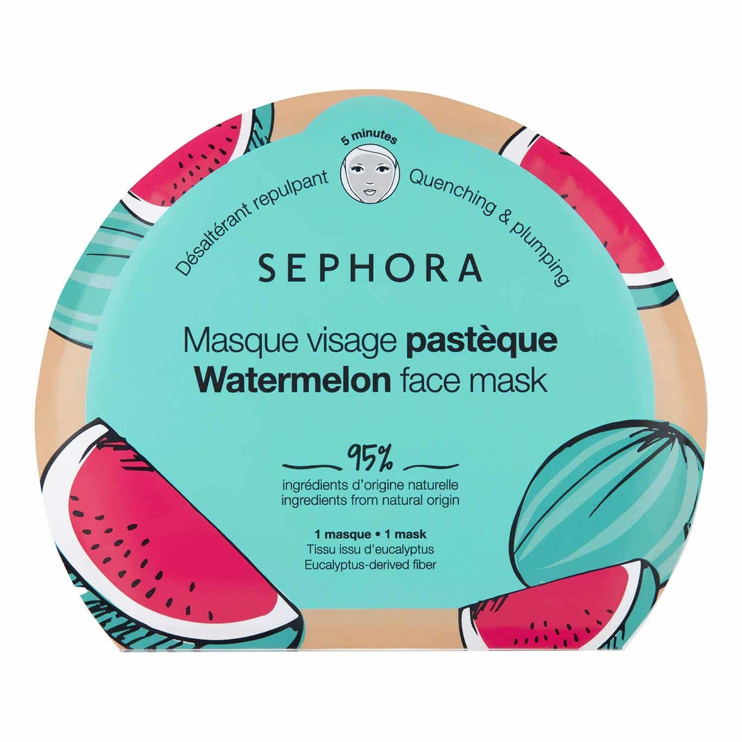 SEPHORA COLLECTION Masque Yeux Patch Bio-Cellulose - Pastèque