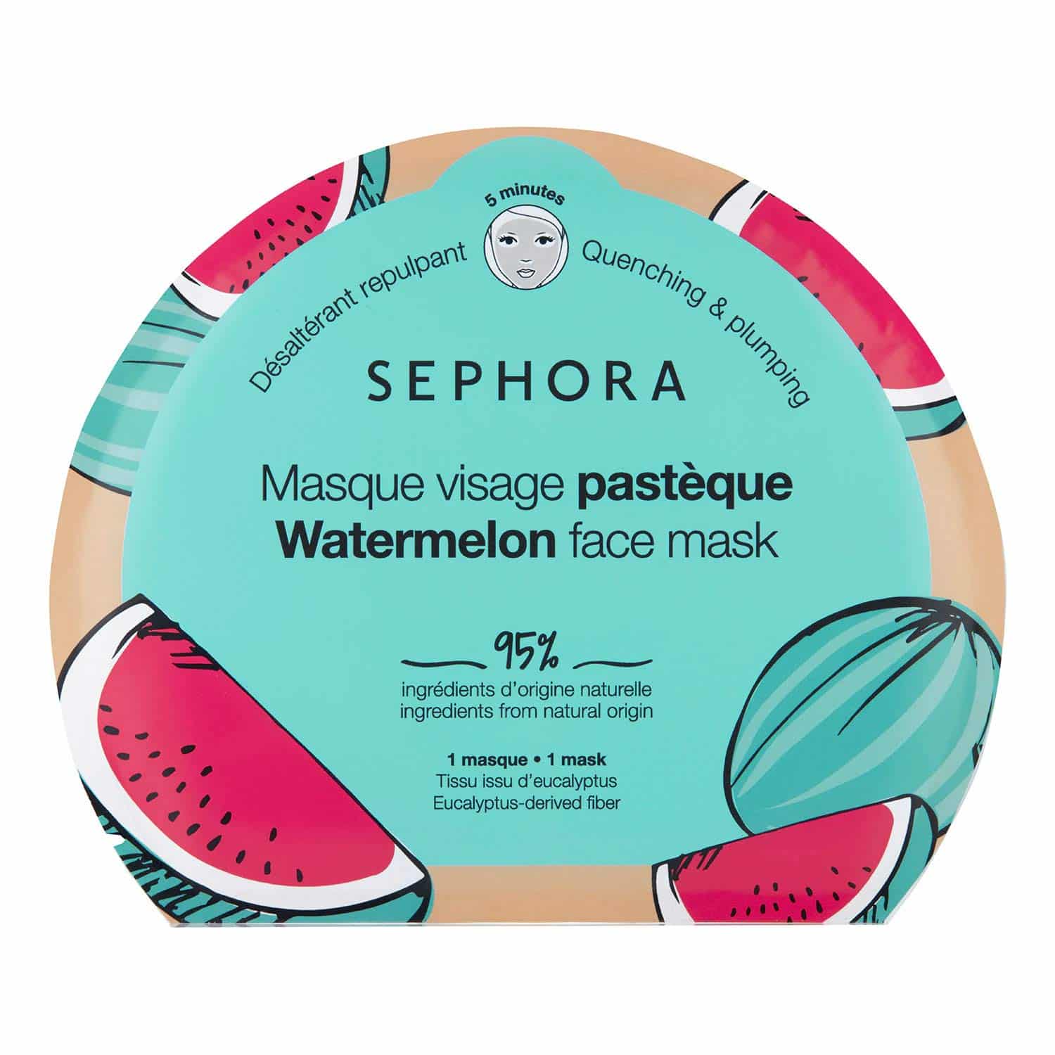SEPHORA COLLECTION Masque Yeux Patch Bio-Cellulose - Pastèque