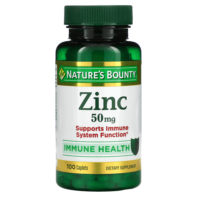 Nature's Bounty Zinc 50mg Comprimés Contre l’Acné