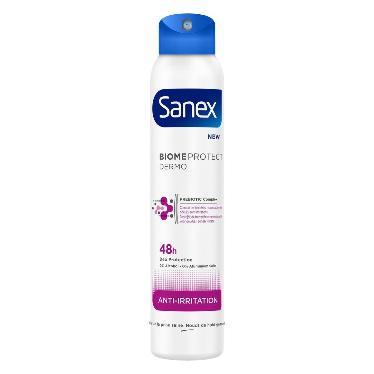 SANEX Biome protect dermo Déodorant spray 48h anti-irritation