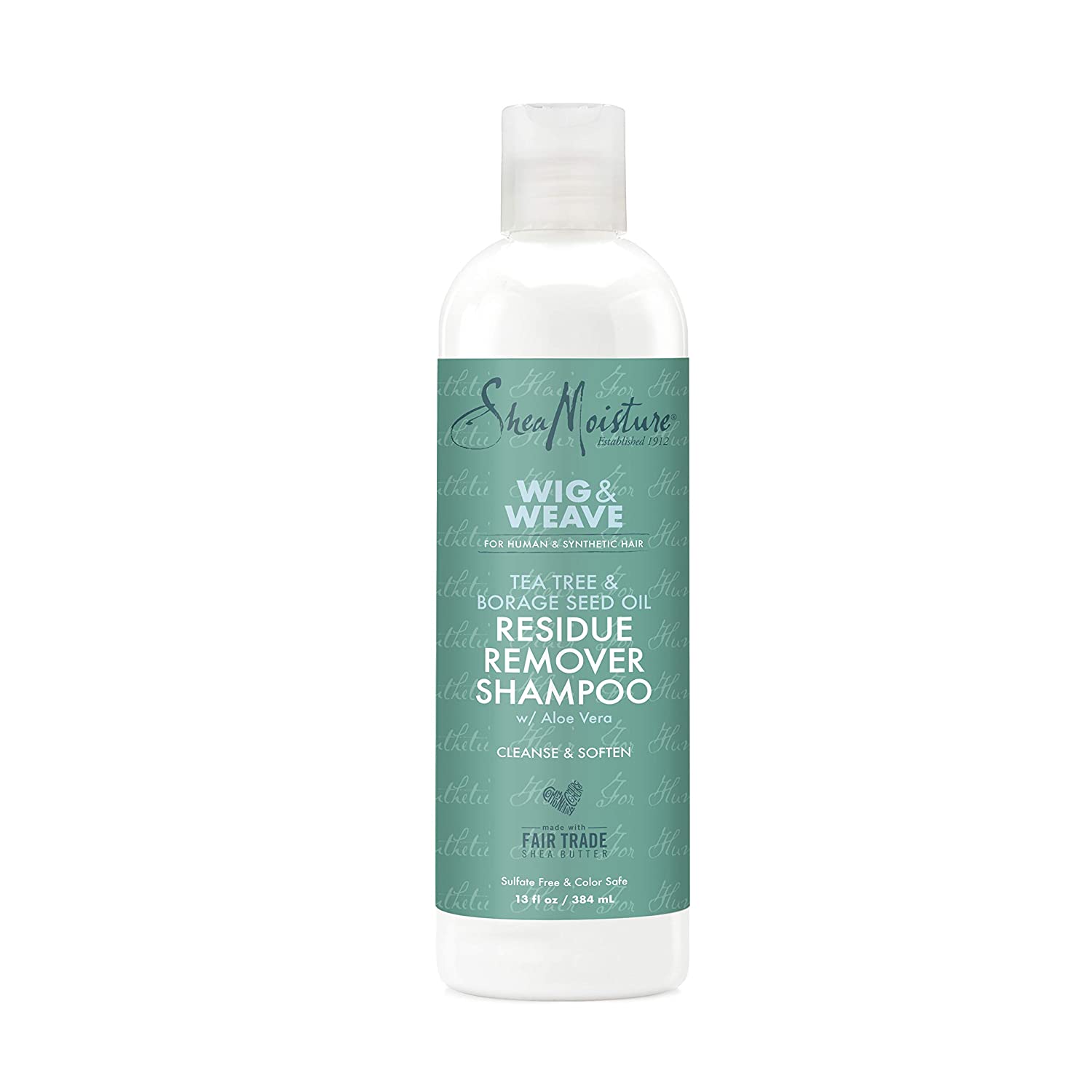 SheaMoisture Residue Remover Shampooing pour Perruques Cheveux Synthétiques et Naturels