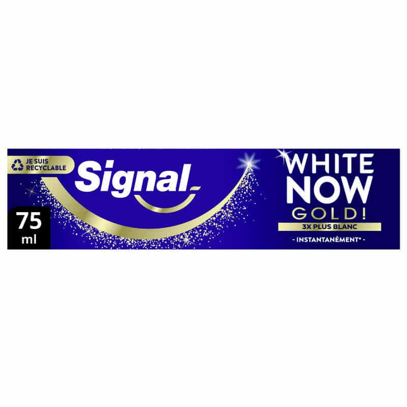 Signal Dentifrice White Now Blancheur Gold