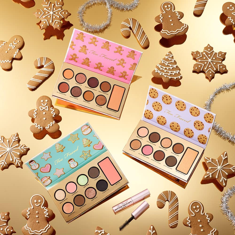 Too Faced Christmas Bake Shoppe 3 palettes & Mascara offert
